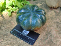 Hand Made Stone Pumpkin Carvings x 2 From Zimbabwe