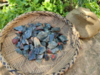 Natural Bloodstone Cobbed Specimens x 3 Kg Lot From Swaziland