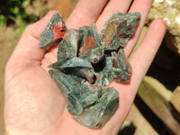 Natural Bloodstone Cobbed Specimens x 3 Kg Lot From Swaziland