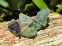 Natural Watermelon Fluorite Cobbed Specimens x 2.6 Kg Lot From Uis, Namibia