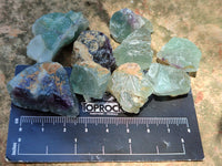 Natural Watermelon Fluorite Cobbed Specimens x 2.6 Kg Lot From Uis, Namibia