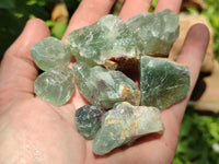 Natural Watermelon Fluorite Cobbed Specimens x 2.6 Kg Lot From Uis, Namibia