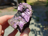 Natural Metallic Purpurite Cobbed Specimens x 3 From Erongo, Namibia