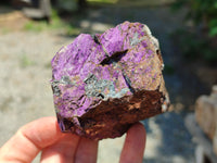 Natural Metallic Purpurite Cobbed Specimens x 3 From Erongo, Namibia