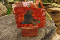 Hand Made Chimpanzee Decoupage on Brecciated Jasper Stone Slabs - Sold Per Item - From South Africa