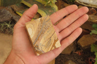 Hand Made Small Namibian Desert Picture Stone Jasper Jewellery Box - Sold per Item - From Namibia