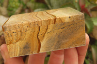 Hand Made Small Namibian Desert Picture Stone Jasper Jewellery Box - Sold per Item - From Namibia