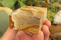 Hand Made Small Namibian Desert Picture Stone Jasper Jewellery Box - Sold per Item - From Namibia