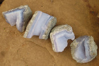 Natural Blue Lace Agate Skeletal Specimens - sold per 5 Kg - from Nsanje, Malawi