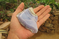 Natural Blue Lace Agate Skeletal Specimens - sold per 5 Kg - from Nsanje, Malawi