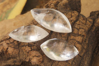 Polished Clear Quartz "Angel Tears" Pendant Pieces x 40 From Madagascar