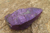 Polished On One Side Metallic Purpurite x 14 From Namibia