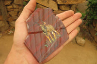 Hand Made African Kudu Buck Decoupage on Tiger Iron Jasper Stone Slabs - Sold Per Item - From Australia