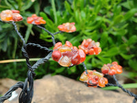 Hand Made Carnelian Wire Wrap Tree - Sold per Item - From KwaZulu Natal, South Africa