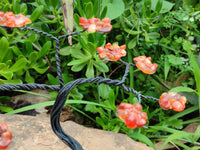 Hand Made Carnelian Wire Wrap Tree - Sold per Item - From KwaZulu Natal, South Africa