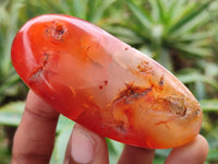 Polished Carnelian Palm Stones x 25 From Madagascar