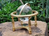 Polished Lead Glass World Globe - Sold Per Item - From China