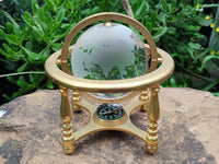 Polished Lead Glass World Globe - Sold Per Item - From China