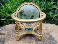 Polished Lead Glass World Globe - Sold Per Item - From China