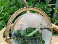 Polished Lead Glass World Globe - Sold Per Item - From China