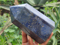 Polished Lazulite Points x 2 From Madagascar