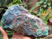 Natural Blue Shattuckite Specimens x 5 From Kaokoveld, Namibia