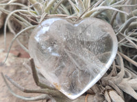 Polished Clear Quartz Gemstone Hearts x 12 From Madagascar