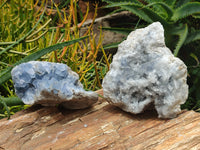 Natural Celestite Specimens x 4 From Sakoany, Madagascar