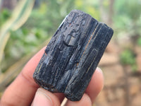 Natural Alluvial Schorl Black Tourmaline Crystals x 35 From Zimbabwe