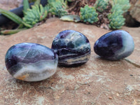 Polished Watermelon Fluorite Free Forms x 24 From Namibia