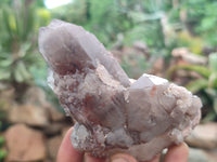 Natural Red Hematoid Quartz Clusters x 3 From Karoi, Zimbabwe