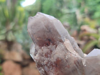 Natural Red Hematoid Quartz Clusters x 3 From Karoi, Zimbabwe