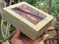 Hand Made Stone Jewellery Box x 1 From Southern Africa