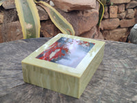 Hand Made Stone Jewellery Box x 1 From Southern Africa