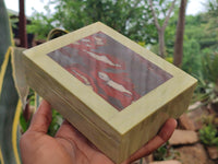 Hand Made Stone Jewellery Box x 1 From Southern Africa