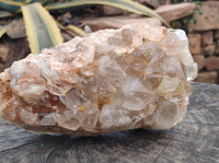 Natural Limonite Quartz Clusters x 2 From Solwezi, Zambia