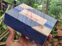 Hand Made Stone Jewellery Box x 1 From Southern Africa