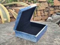 Hand Made Stone Jewellery Box x 1 From Southern Africa