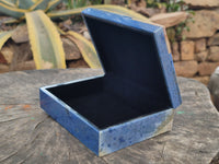 Hand Made Stone Jewellery Box x 1 From Southern Africa