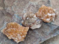 Natural Limonite Quartz Clusters x 24 From Solwezi, Zambia