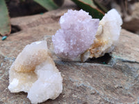 Natural Amethyst Spirit Quartz Clusters x 20 From Boekenhouthoek, South Africa