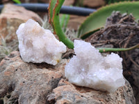 Natural Amethyst Spirit Quartz Clusters x 20 From Boekenhouthoek, South Africa