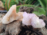 Natural Amethyst Spirit Quartz Clusters x 20 From Boekenhouthoek, South Africa