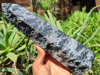 Polished Gabbro Merlinite Tower x 1 From Madagascar