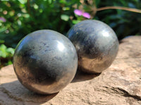 Polished Pharaoh Stone Spheres x 3 From Zimbabwe