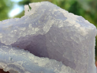 Natural Etched Blue Chalcedony Specimens x 4 From Nsanje, Malawi