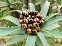 Polished Golden Tigers Eye Bead Necklaces - Sold Per Item - From South Africa