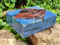 Hand Made Stone Jewellery Box x 1 From Southern Africa