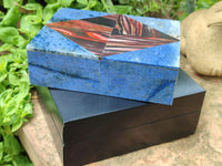 Hand Made Stone Jewellery Box x 1 From Southern Africa