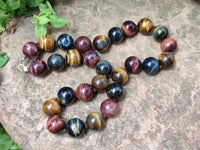 Hand Made Tigers Eye Bead Necklaces x 6 From South Africa